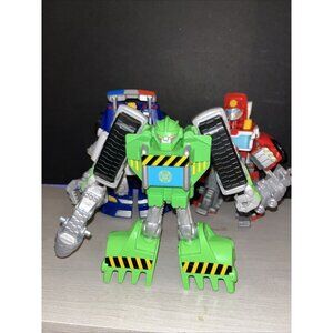 Transformers Rescue Bots 4x Easy To Flip: Boulder, Chase, Heat Wave, & Blades